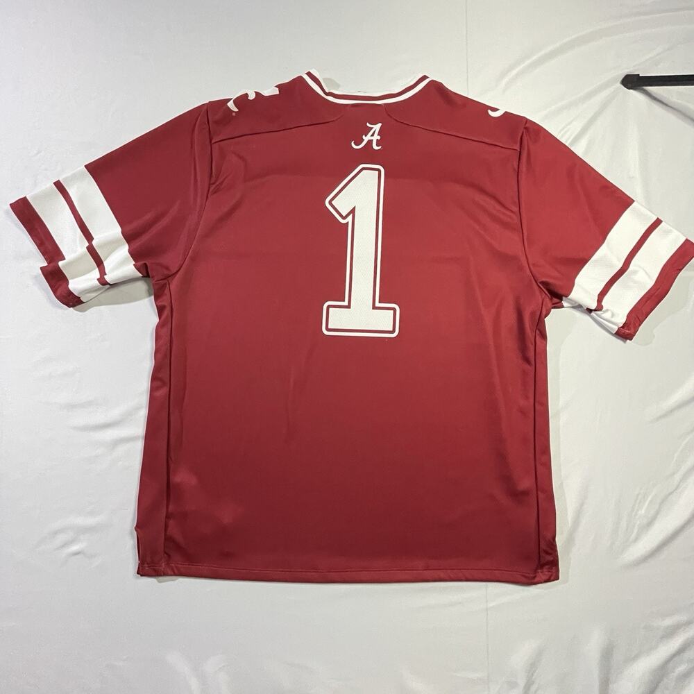GameDay Greats NCAA Alabama Crimson Tide #1 Red Home Football Jersey Men’s XL - Picture 6 of 9